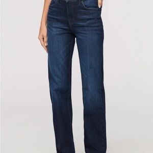 DU/ER Tech Fleece Denim High Rise Women's Straight Leg Jeans DUER size 30 NWT!